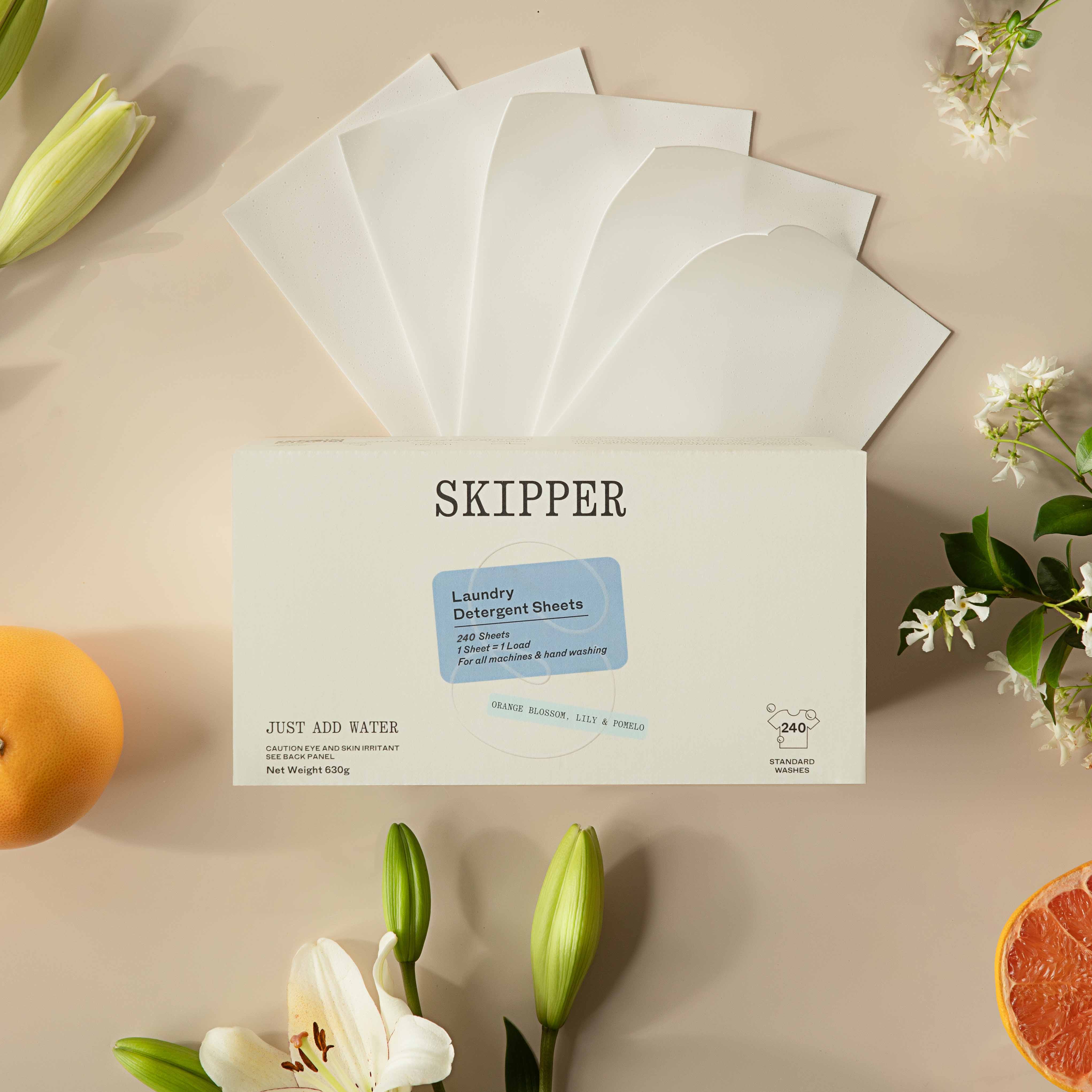 240 Laundry Detergent Sheets Skipper Australia PreSale