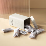 Face wash tabs with storage tin