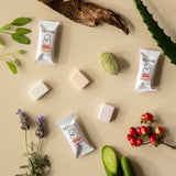 Three hand wash tabs, Bergamot, Blue Cypress and Sage, Lavender, Cucumber and Lilly Pilly and Vanilla, Coconut and chai